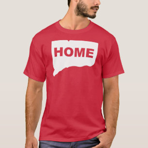 Connecticut-Heimat-weg-vom-Staat-T-Shirt Tees
