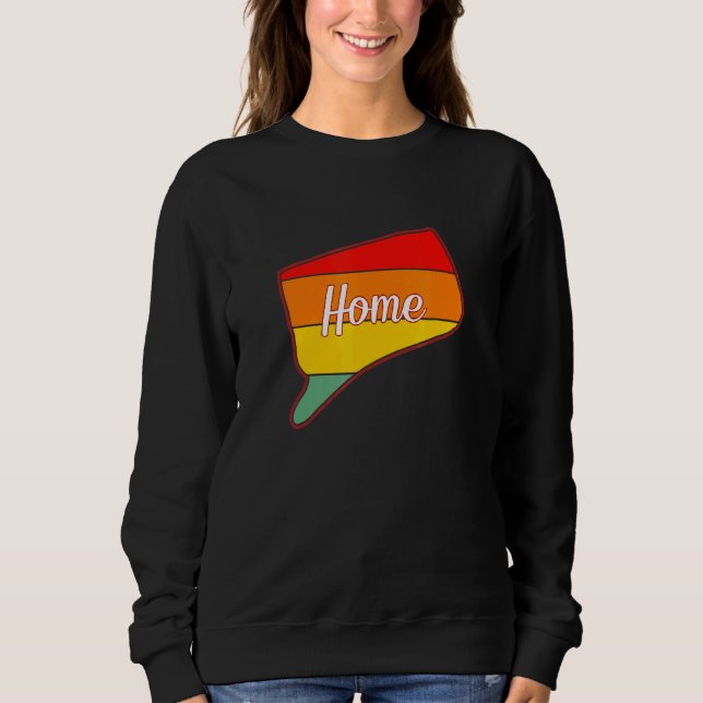 Connecticut ist mein Zuhause-Staatsstolz Sweatshirt (Vorderseite)