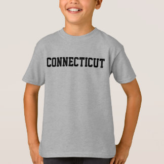 Connecticut Jersey Schriftart Black.png T-Shirt