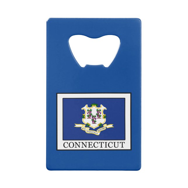 Connecticut Kreditkarten Flaschenöffner (Vorderseite)