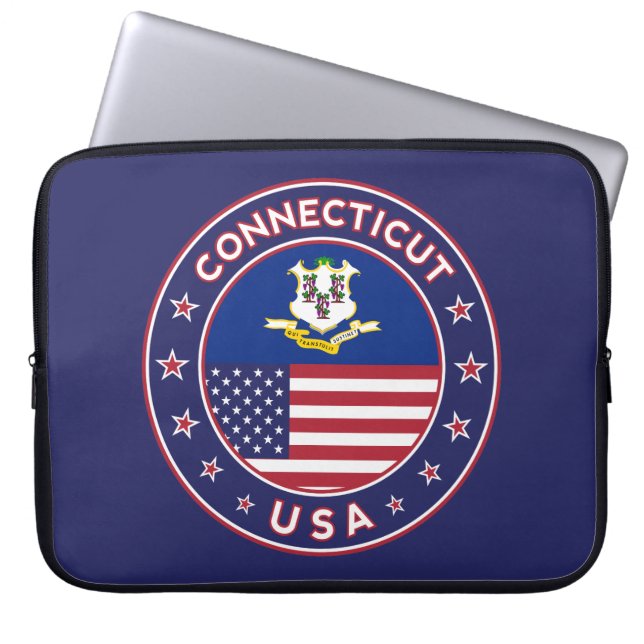 Connecticut Laptopschutzhülle (Vorderseite)