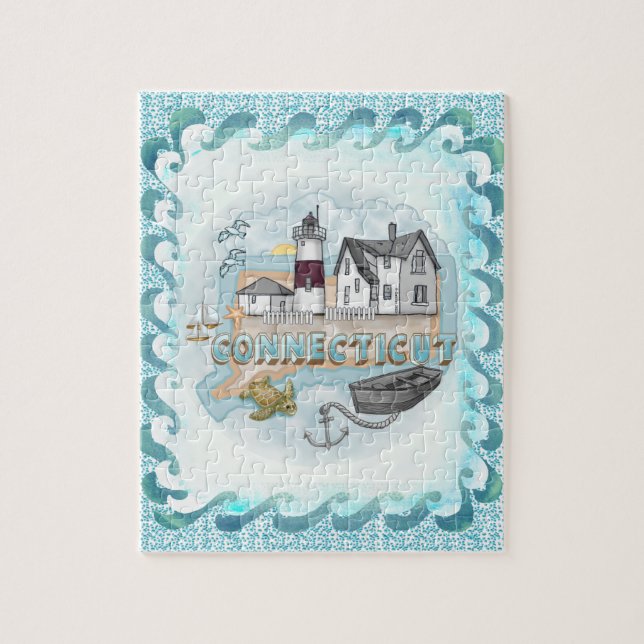 Connecticut Lighthouse Puzzle (Vertikal)
