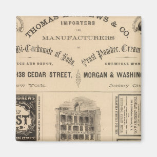 Connecticut mit Portionen von New York Magnet