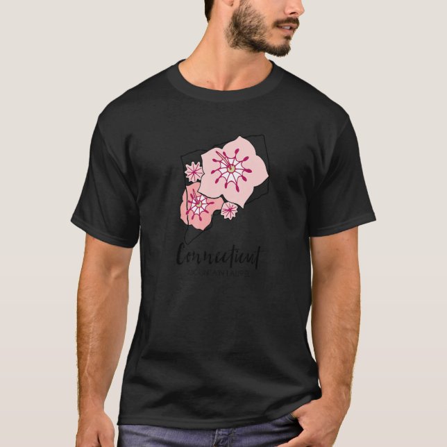 Connecticut Mountain Laurel Flower   T-Shirt (Vorderseite)