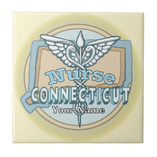Connecticut Nurse Caduceus Kachel