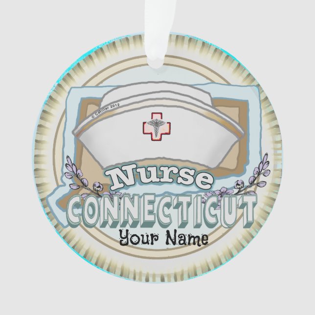Connecticut Nurse Ornament (Vorderseite)