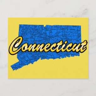 Connecticut Postkarte
