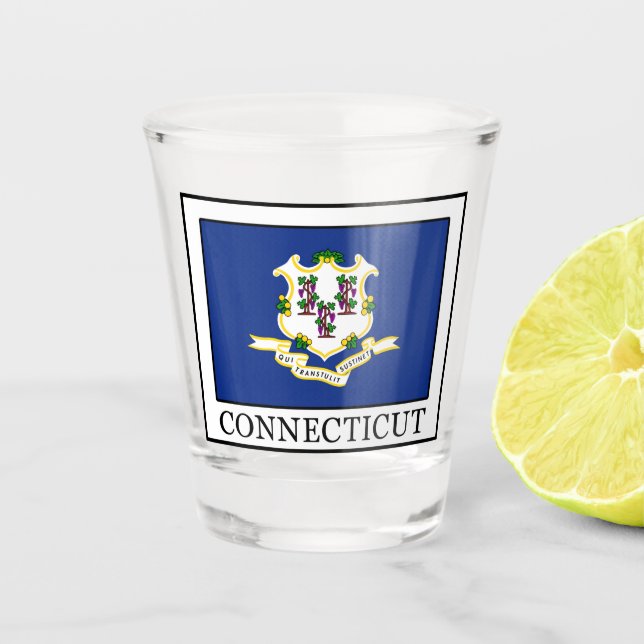 Connecticut Schnapsglas (Vorderseite)