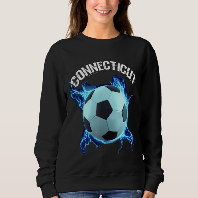 Connecticut Soccer Retro Sweatshirt (Vorderseite)