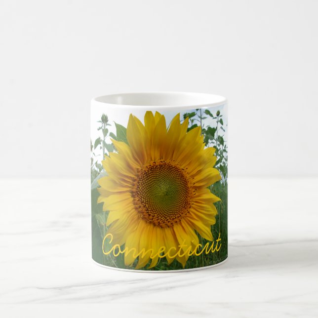 Connecticut-Sonnenblume-Tasse Kaffeetasse (Mittel)