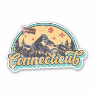 Connecticut-Staat Aufkleber