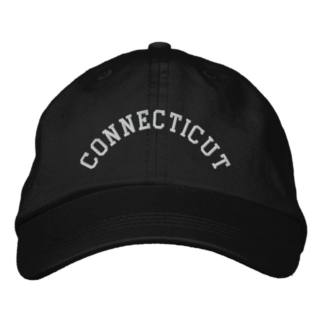 Connecticut-Staat bestickt Bestickte Kappe (Vorderseite)