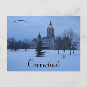 Connecticut Staat Hauptstadt Hartford Connecticut Postkarte