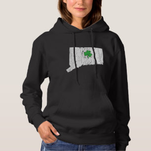 Connecticut Staat St Patrick S Day Connecticut Sha Hoodie