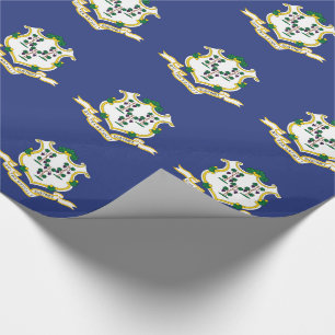 Connecticut Staatsflagge Geschenkpapier