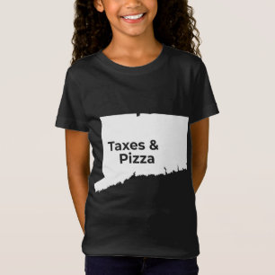 Connecticut Steuern & Pizza T-Shirt
