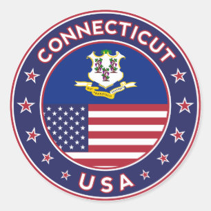 Connecticut, USA States, Connecticut sticker