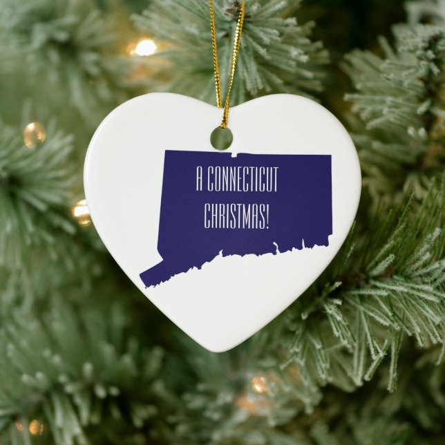 Connecticut Weihnachten Personalisierte Ornamente (Baum)