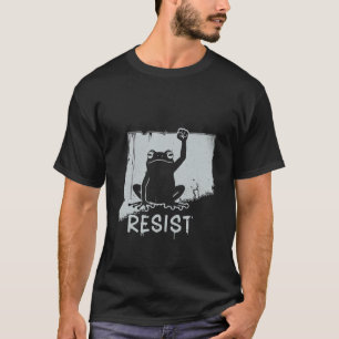 Connecticut Wiederstands Frosch Protest Kein König T-Shirt
