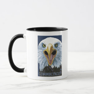 ConnecticutEagle herauf nahes Tasse