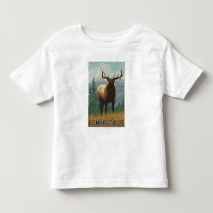ConnecticutElk Szene Kleinkind T-shirt