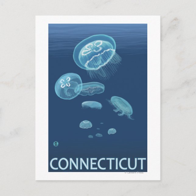 ConnecticutJellyfish-Szene Postkarte (Vorderseite)