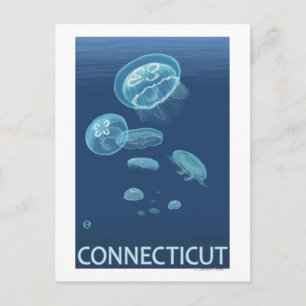 ConnecticutJellyfish-Szene Postkarte