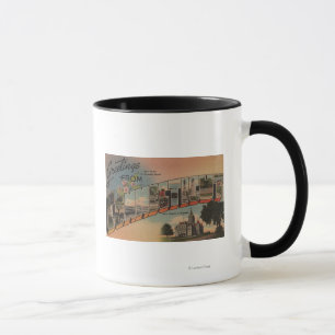ConnecticutLarge Buchstabe ScenesConnecticut Tasse