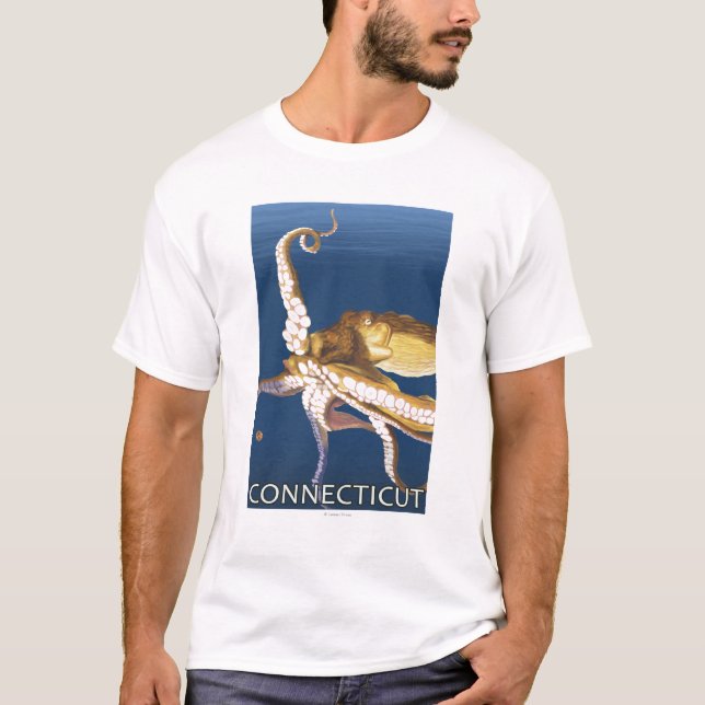 ConnecticutOctopus Szene T-Shirt (Vorderseite)