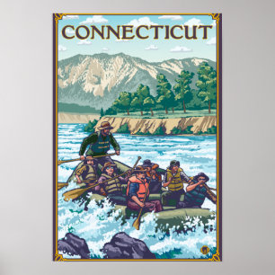 ConnecticutRiver-Rafting-Szene Poster