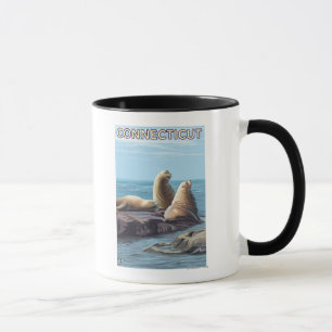 ConnecticutSea LionsScene Tasse
