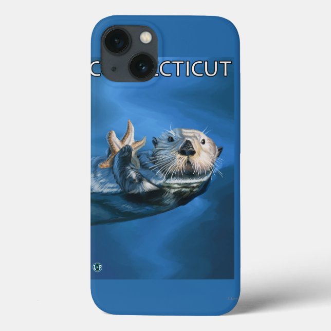 ConnecticutSea Otter-Szene Case-Mate iPhone Hülle (Rückseite)
