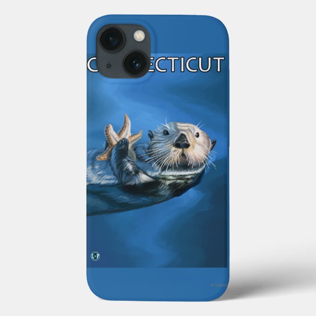 ConnecticutSea Otter-Szene Case-Mate iPhone Hülle (Rückseite)