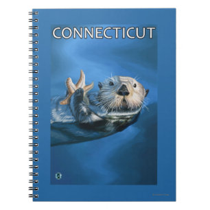ConnecticutSea Otter-Szene Notizblock