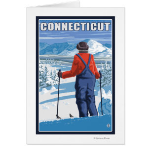 ConnecticutSkier bewundern Ansicht