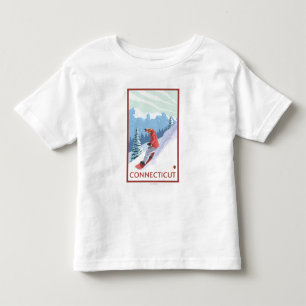 ConnecticutSnowboarder Szene Kleinkind T-shirt