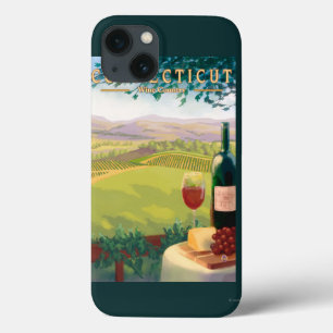 ConnecticutWine Land-Szene iPhone 13 Hülle