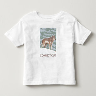 ConnecticutWolf Szene Kleinkind T-shirt