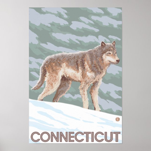 ConnecticutWolf-Szene Poster (Vorne)