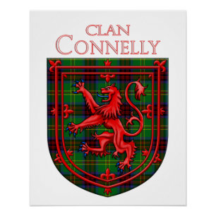 Connelly Hunting Tartan Scottish Kariert Poster
