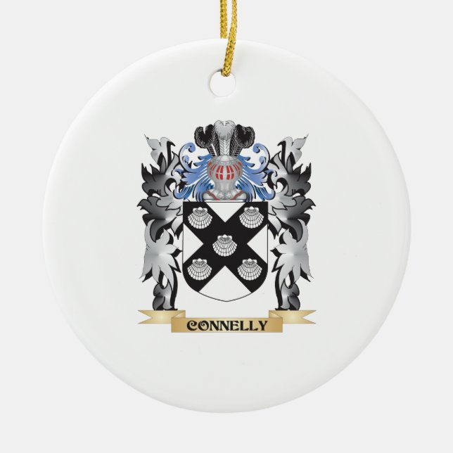 Connelly Wappen - Familienwappen Keramik Ornament (Vorne)