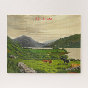 Connemara Irland Landschaftlicher Rinderzuchtbetri Puzzle