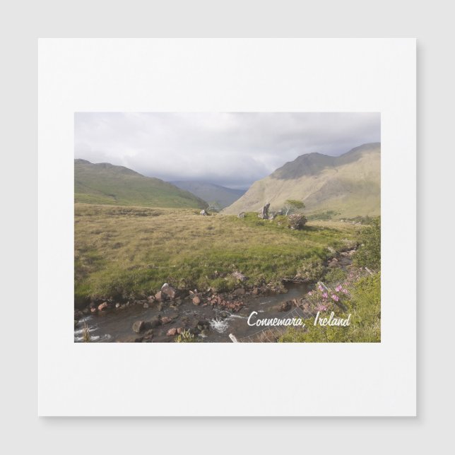 Connemara Irland Magnetkarte (Vorderseite)