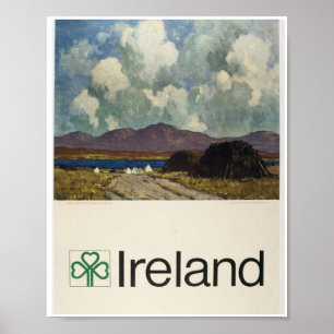 Connemara Landschaft, Vintages Irish Tourist Board Poster