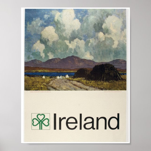 Connemara Landschaft, Vintages Irish Tourist Board Poster (Vorne)
