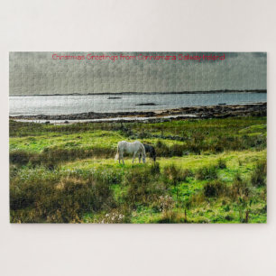 Connemara ponies Galway Irland. Jigsaw Puzzle