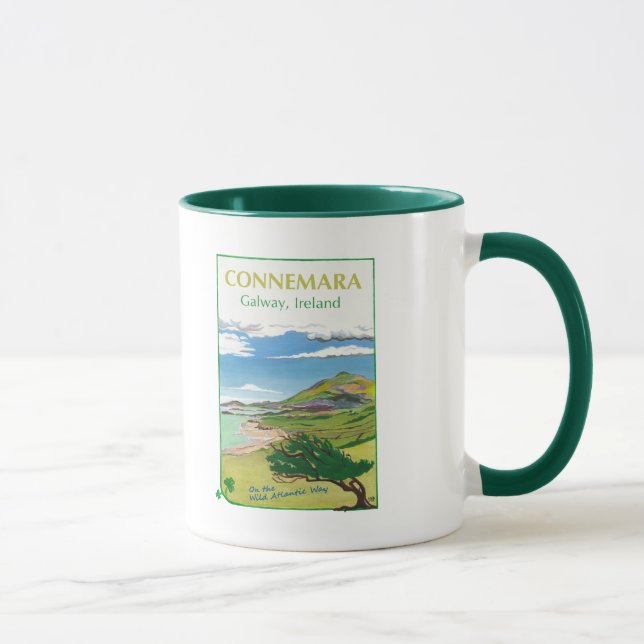 Connemara-Reiseposter-Tasse Tasse (Rechts)