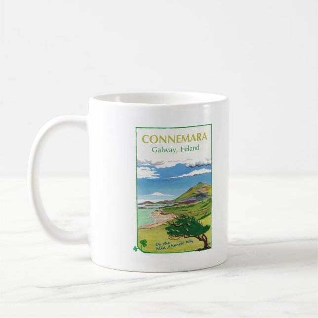 Connemara Travel Poster Tasse (Links)
