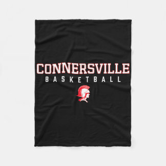 Connersville Spartans Logo Sketll Hs Fleecedecke