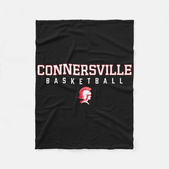 Connersville Spartans Logo Sketll Hs  Fleecedecke (Vorderseite)